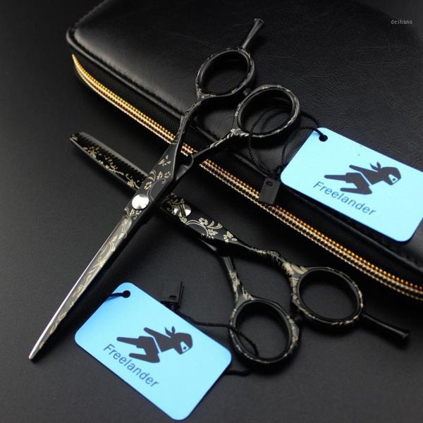 440c set barber black pattern paint hair scissors 6inch great professional hairdressing thinning tesoura1
440c set barber black pattern paint hair scissors 6inch great professional hairdressing thinning tesoura1