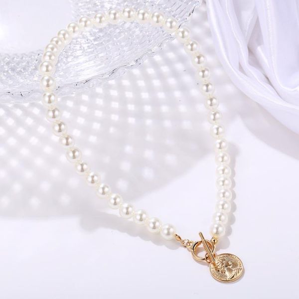 parisian street fashion ladies necklace pearl coin pendant choker lariat gold long chain jewelry necklaces, Silver
parisian street fashion ladies necklace pearl coin pendant choker lariat gold long chain jewelry necklaces, Silver