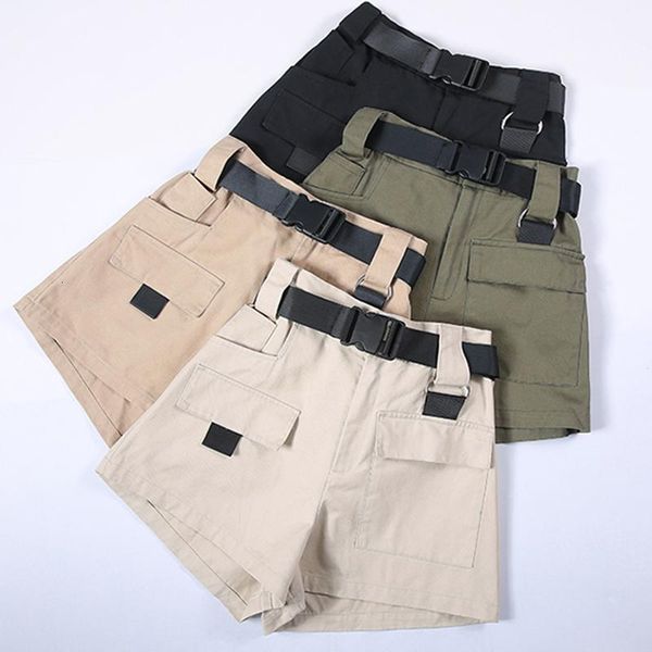 women's shorts 3xl plus size women summer with belt street wear cargo army green, White;black
women's shorts 3xl plus size women summer with belt street wear cargo army green, White;black