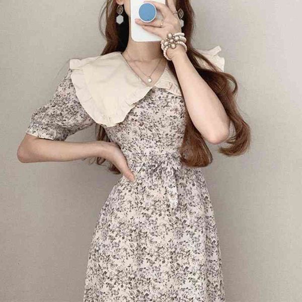 casual dresses south korean chic summer sweet wood ear big lapel stitching tie with waist-length shredded flower bubble sleeve chi, Black;gray
casual dresses south korean chic summer sweet wood ear big lapel stitching tie with waist-length shredded flower bubble sleeve chi, Black;gray