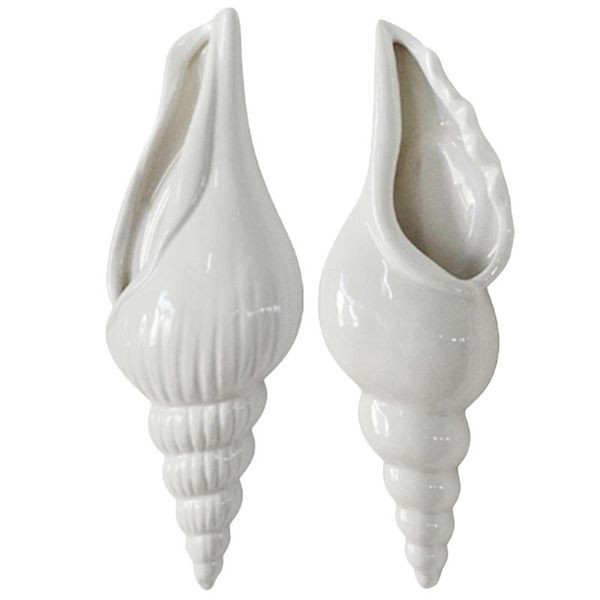 vases 2pcs modern white ceramic sea shell conch flower vase wall hanging home decor living room background decorated vase, 1pcs s
vases 2pcs modern white ceramic sea shell conch flower vase wall hanging home decor living room background decorated vase, 1pcs s