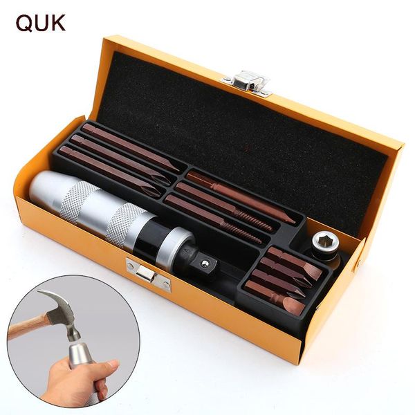 hand tools quk manual impact screwdriver set removable screw bits bolt nut extractor dual-way rotation socket handle heavy duty repair tool
hand tools quk manual impact screwdriver set removable screw bits bolt nut extractor dual-way rotation socket handle heavy duty repair tool
