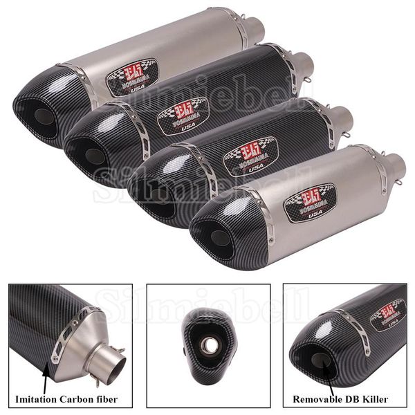 motorcycle exhaust system slip on 470mm 570mm universal yoshimura r77 muffler pipe escape moto db killer for ak550 cbr500 tmax nmax pcx
motorcycle exhaust system slip on 470mm 570mm universal yoshimura r77 muffler pipe escape moto db killer for ak550 cbr500 tmax nmax pcx