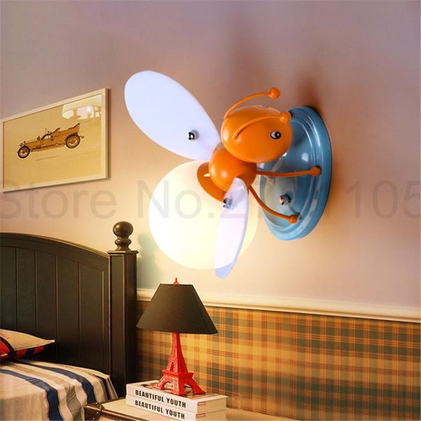 wall lamps modern creative bee light bedroom living room stair light,children cartoon deco led lampen lamparas colgante
wall lamps modern creative bee light bedroom living room stair light,children cartoon deco led lampen lamparas colgante