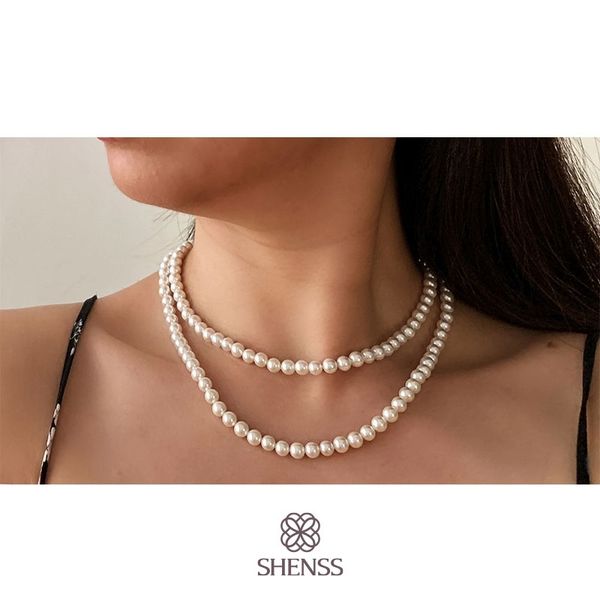 elegant 925 jewelry classic temperament wedding necklace 6mm shell pearl cream 925 sterling silver double chain for women
elegant 925 jewelry classic temperament wedding necklace 6mm shell pearl cream 925 sterling silver double chain for women