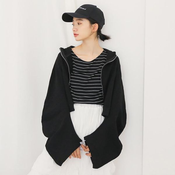 women's hoodies & sweatshirts plus big size women clothing 2021 spring autumn winter korean style cute hoodie sweatshirt w1039, Black
women's hoodies & sweatshirts plus big size women clothing 2021 spring autumn winter korean style cute hoodie sweatshirt w1039, Black