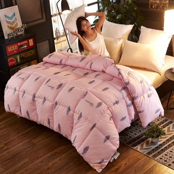comforters & sets pink down quilt duvet core washable exquisite fluffy thick winter bedding warm cotton feather for home furnishing
comforters & sets pink down quilt duvet core washable exquisite fluffy thick winter bedding warm cotton feather for home furnishing