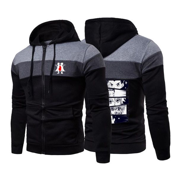 men's hoodies & sweatshirts hisoka morow hooded fashion outwear autumn spring anime x killua zoldyck print casual sportswear, Black
men's hoodies & sweatshirts hisoka morow hooded fashion outwear autumn spring anime x killua zoldyck print casual sportswear, Black