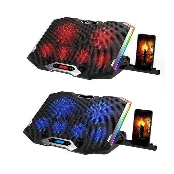lapcooling pad with 6 led quiet fans 2 usb ports portable powered cooler stand for 12-18 inch notebook pc pads
lapcooling pad with 6 led quiet fans 2 usb ports portable powered cooler stand for 12-18 inch notebook pc pads