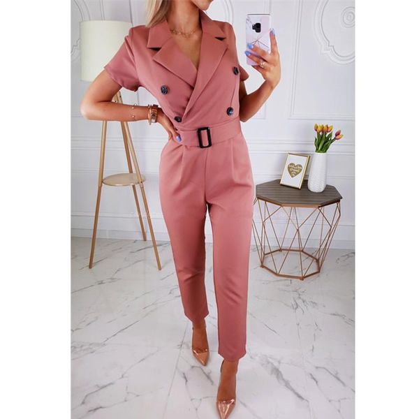 women's jumpsuits & rompers women slim solid short sleeve v neck turn down collar long pants summer street ol, Black;white
women's jumpsuits & rompers women slim solid short sleeve v neck turn down collar long pants summer street ol, Black;white