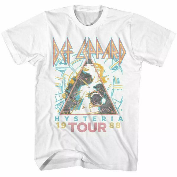 Def Leppard Hysteria Tour 1988 T Shirt Mens Licensed Rock Band Tee Retro White, White;black
Def Leppard Hysteria Tour 1988 T Shirt Mens Licensed Rock Band Tee Retro White, White;black