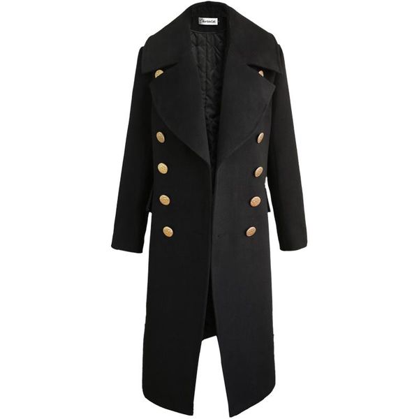 women's wool & blends autumn winter lapel long sleeve black brief loose double breasted coat women fashion jacket female outerwear
women's wool & blends autumn winter lapel long sleeve black brief loose double breasted coat women fashion jacket female outerwear