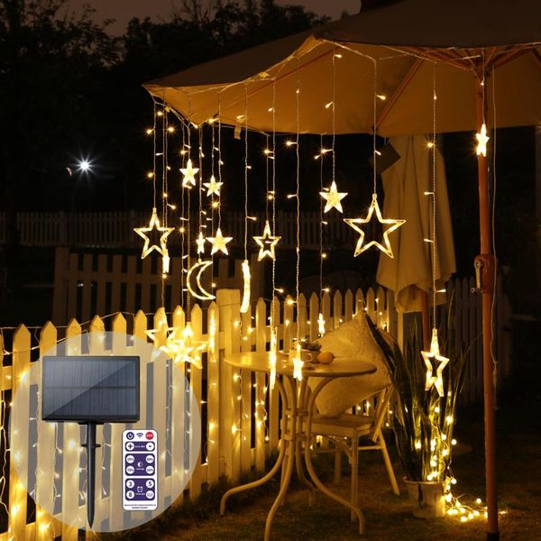 strings decorative led lights solar star moon lamp bedroom decoration fairy holiday lighting street garland with remote control
strings decorative led lights solar star moon lamp bedroom decoration fairy holiday lighting street garland with remote control