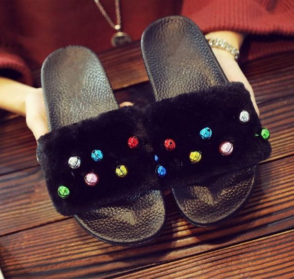 slippers women fashion ladies sandals womens zapatos mujer winter autumn faux fur female shoes, Black
slippers women fashion ladies sandals womens zapatos mujer winter autumn faux fur female shoes, Black