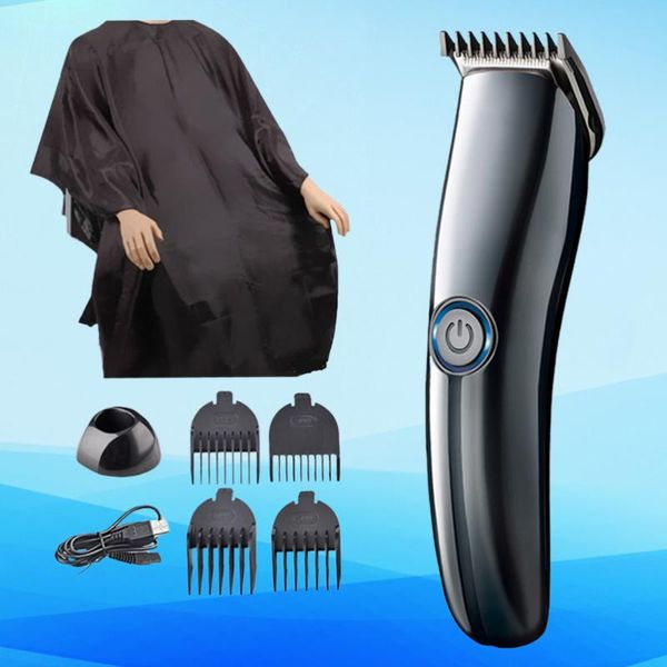 hair scissors 1 set of haircutting kit usb charging electric clipper hairdressing apron (wai cloth)
hair scissors 1 set of haircutting kit usb charging electric clipper hairdressing apron (wai cloth)