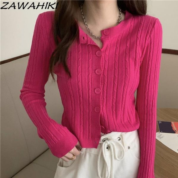 women's knits & tees zawahiki solid autumn winter chaquetas mujer korean fashion single breasted short 2021 sweaters women elegant card, White
women's knits & tees zawahiki solid autumn winter chaquetas mujer korean fashion single breasted short 2021 sweaters women elegant card, White
