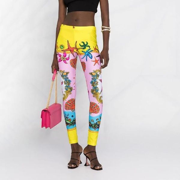 women's leggings 2021 sumemr fashion women vintage starfish print elastic slim pants female casual sweatpants, Black
women's leggings 2021 sumemr fashion women vintage starfish print elastic slim pants female casual sweatpants, Black