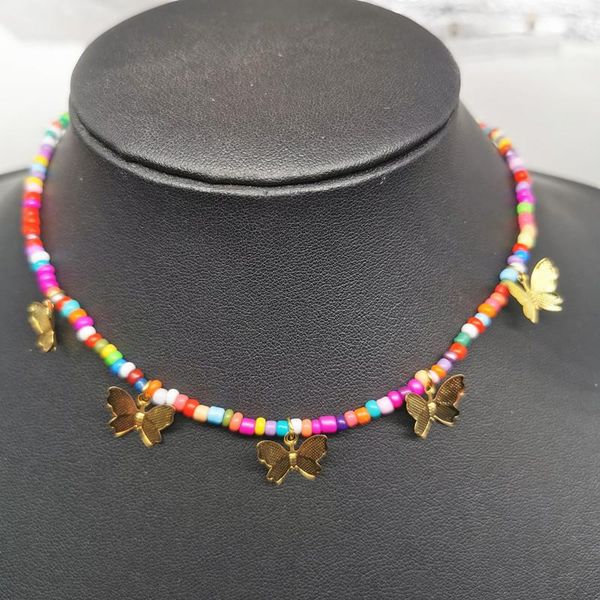 chains jcymong arrivel colorful beads choker necklace for women 2021 fashion gold silver color butterfly pendant jewelry
chains jcymong arrivel colorful beads choker necklace for women 2021 fashion gold silver color butterfly pendant jewelry