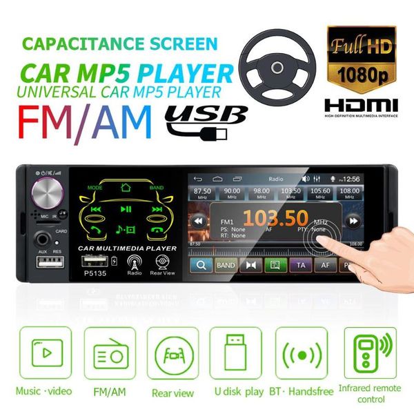 car video fm radio classic delicate texture p5135 bluetooth stereo 4.1 inch usb aux receiver in dash head unit
car video fm radio classic delicate texture p5135 bluetooth stereo 4.1 inch usb aux receiver in dash head unit
