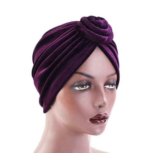 beanie/skull caps solid color turban hat pure baotou cap velvet soft donut pan flower ethnic style women temperament, Blue;gray
beanie/skull caps solid color turban hat pure baotou cap velvet soft donut pan flower ethnic style women temperament, Blue;gray