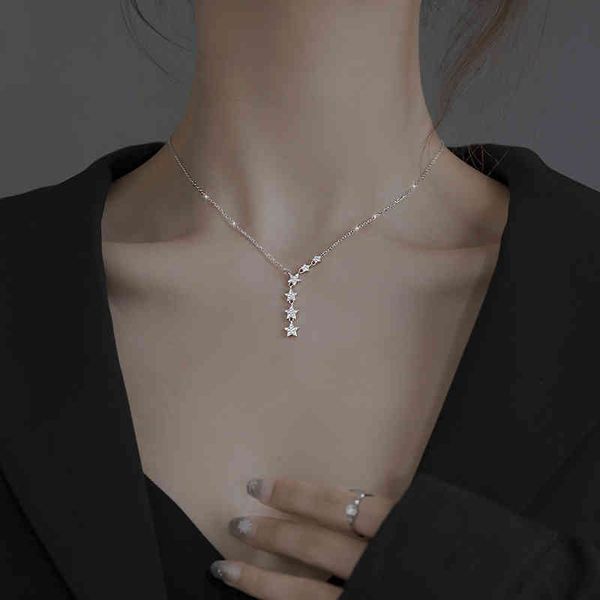 pure silver star necklace xia qingshe xiaozhong 2021 female clavicle chain design sense simple decoration accessories
pure silver star necklace xia qingshe xiaozhong 2021 female clavicle chain design sense simple decoration accessories