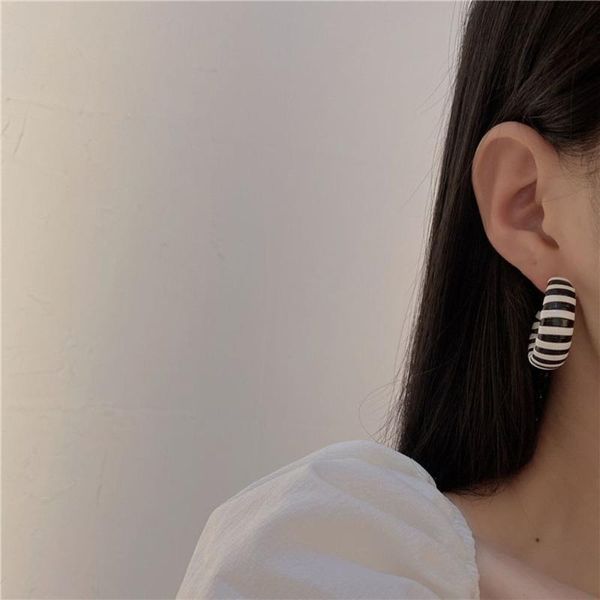 hoop & huggie vintage letter earrings korean style stripe stud c shape temperament for women girls, Golden;silver
hoop & huggie vintage letter earrings korean style stripe stud c shape temperament for women girls, Golden;silver