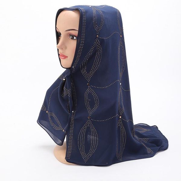 scarves women rhinestone hijab head wrap large size muslim islamic headwear arab chiffon shawls shayla female accessories, Blue;gray
scarves women rhinestone hijab head wrap large size muslim islamic headwear arab chiffon shawls shayla female accessories, Blue;gray