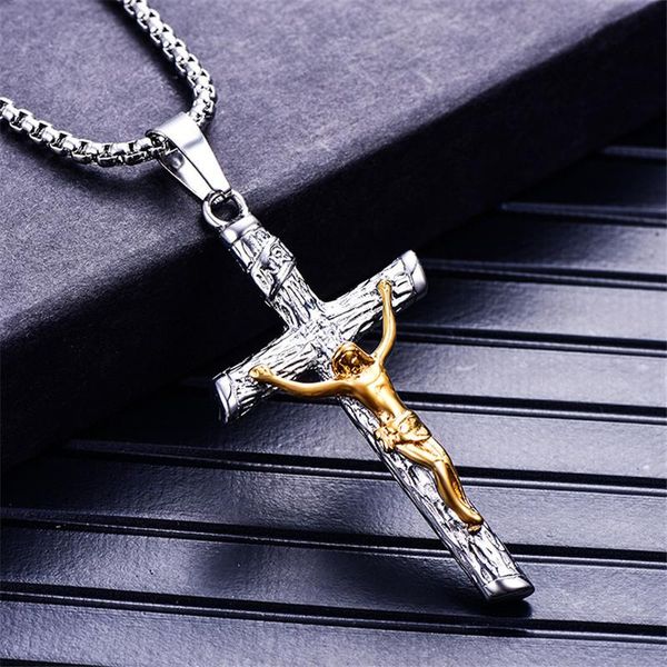 316l stainless steel christian inri jesus cross necklaces pendants for prayer religious jewelry pendant, Silver
316l stainless steel christian inri jesus cross necklaces pendants for prayer religious jewelry pendant, Silver