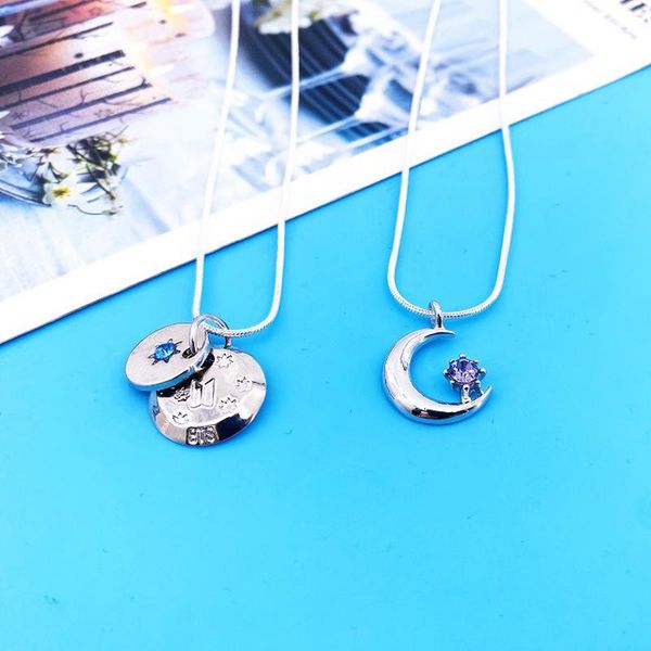 chains fashion bangtan boys minimalist smooth moon sun shaped pendant necklace long chain cute charm necklaces for women jewelry gifts, Silver
chains fashion bangtan boys minimalist smooth moon sun shaped pendant necklace long chain cute charm necklaces for women jewelry gifts, Silver