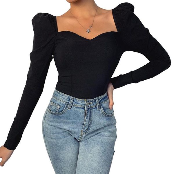 women's t-shirt women long sleeve v collar autumn solid color skinny fitting casual tees daily 2021 fashion streetwear, White
women's t-shirt women long sleeve v collar autumn solid color skinny fitting casual tees daily 2021 fashion streetwear, White