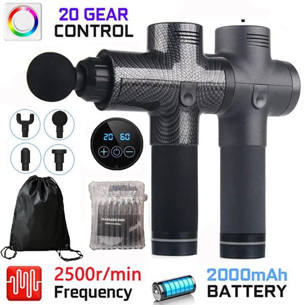 muscle massage gun sport therapy massager body relaxation pain relief slimming shaping 4 heads with bag
muscle massage gun sport therapy massager body relaxation pain relief slimming shaping 4 heads with bag