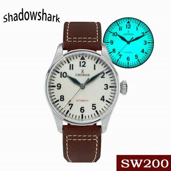 wristwatches shadowshark men's casual watch 100m waterproof 22mm strap mechanical sapphire glass 316 stainless steel case watch's, Slivery;brown
wristwatches shadowshark men's casual watch 100m waterproof 22mm strap mechanical sapphire glass 316 stainless steel case watch's, Slivery;brown