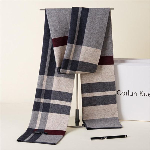 scarves autumn/winter 2021 men's wool scarf warm korean plied business casual, Blue;gray
scarves autumn/winter 2021 men's wool scarf warm korean plied business casual, Blue;gray