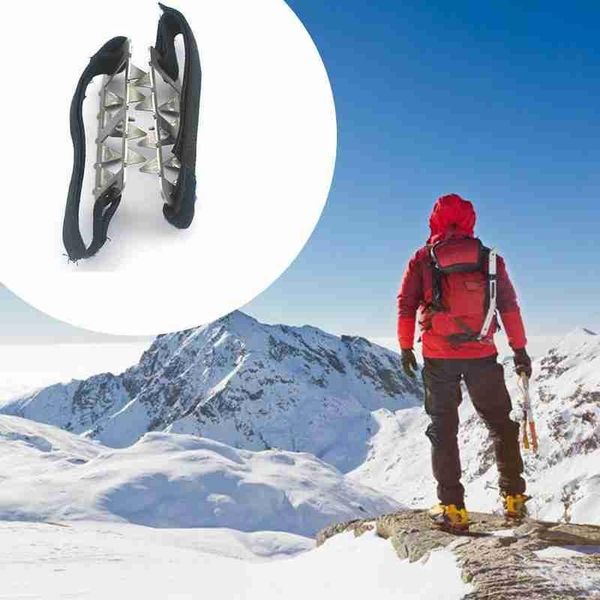 cords, slings and webbing 10/26 teeth ice gripper climbing spikes anti slip crampon cleats shoes cover outdoor camping accessories
cords, slings and webbing 10/26 teeth ice gripper climbing spikes anti slip crampon cleats shoes cover outdoor camping accessories