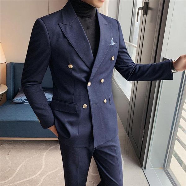 men's suits & blazers fashion suit slim fit prom wedding for men groom tuxedo jacket pants set casual blazer, White;black
men's suits & blazers fashion suit slim fit prom wedding for men groom tuxedo jacket pants set casual blazer, White;black