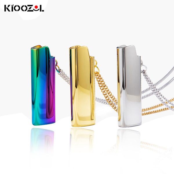 pendant necklaces kioozol 2021 arrival lighter colorful gold silver color stainless steel necklace for men fashion 302 ko8
pendant necklaces kioozol 2021 arrival lighter colorful gold silver color stainless steel necklace for men fashion 302 ko8