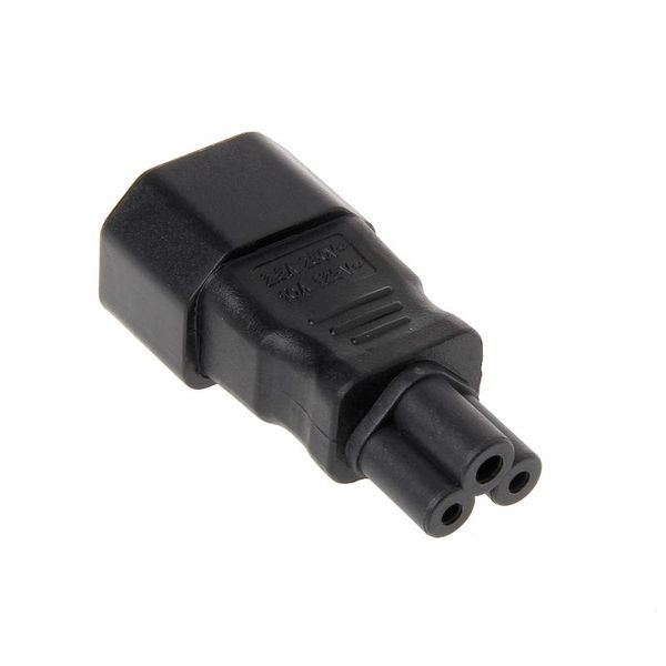 smart power plugs iec 320 c14 3-pin male to c5 female straight plug converter adapter h05a
smart power plugs iec 320 c14 3-pin male to c5 female straight plug converter adapter h05a