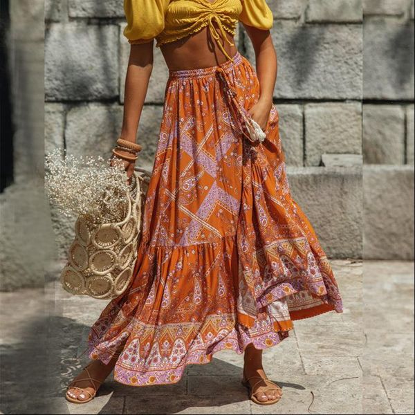 vintage print womens skirt bohemian skirts summer holiday beach cotton girls big swing a line boho, Black
vintage print womens skirt bohemian skirts summer holiday beach cotton girls big swing a line boho, Black