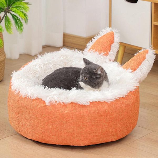 cat beds & furniture round plush pet house warm dog basket cozy puppy kennel long bed nest for dogs cats soft cushion mats 
cat beds & furniture round plush pet house warm dog basket cozy puppy kennel long bed nest for dogs cats soft cushion mats