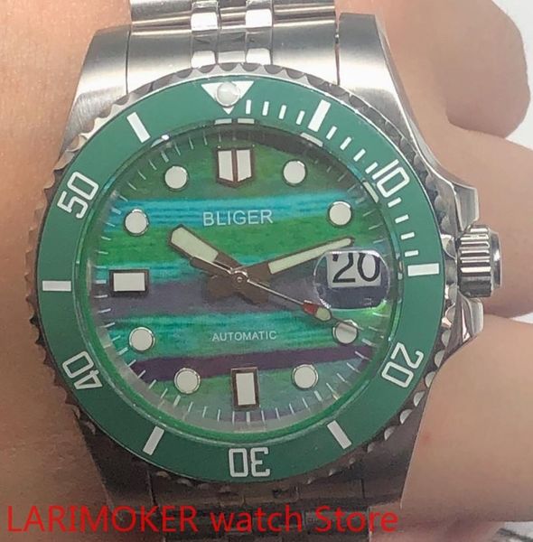 wristwatches men's sports and leisure waterproof 904l stainless steel strap bracelet watch mh36 mechanical clock green bezel dial, Slivery;brown
wristwatches men's sports and leisure waterproof 904l stainless steel strap bracelet watch mh36 mechanical clock green bezel dial, Slivery;brown
