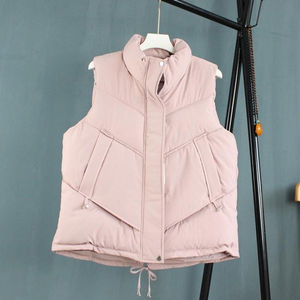women's vests loose sleeveless jackets solid turn down collar laides autumn winter vest korean style oversize waistcoat for women 2021, Black;white
women's vests loose sleeveless jackets solid turn down collar laides autumn winter vest korean style oversize waistcoat for women 2021, Black;white