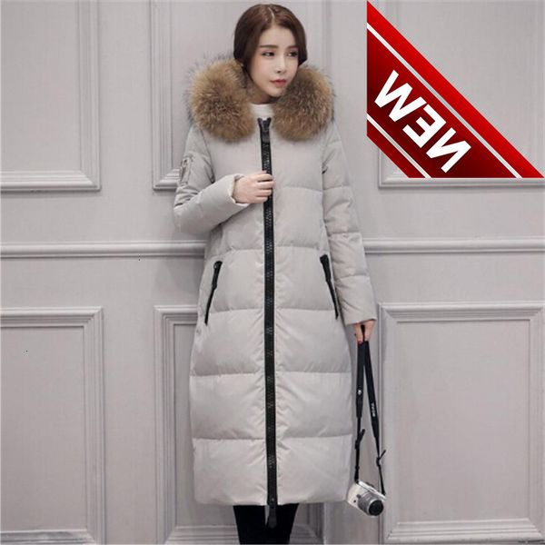 ailooge 2021 new winter fashion black overknee long section warm duck down coat women loose thick hooded down jacket collar
ailooge 2021 new winter fashion black overknee long section warm duck down coat women loose thick hooded down jacket collar