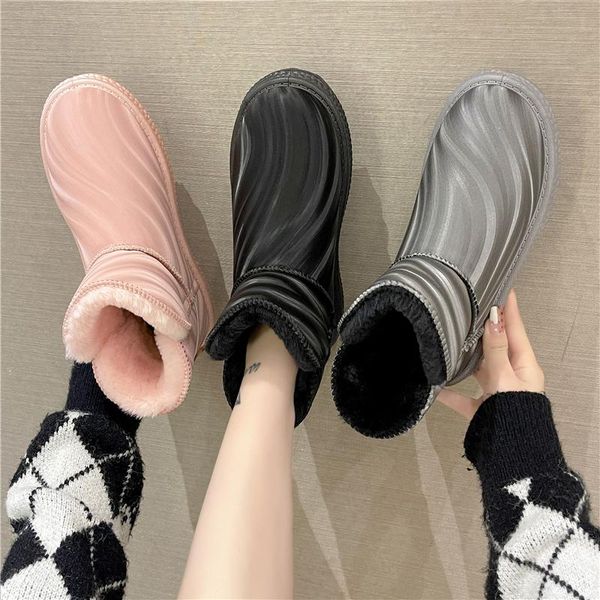boots 2021 women fashion winter shoes waterproof snow warm comfort ankle botas mujer casual flat woman, Black
boots 2021 women fashion winter shoes waterproof snow warm comfort ankle botas mujer casual flat woman, Black