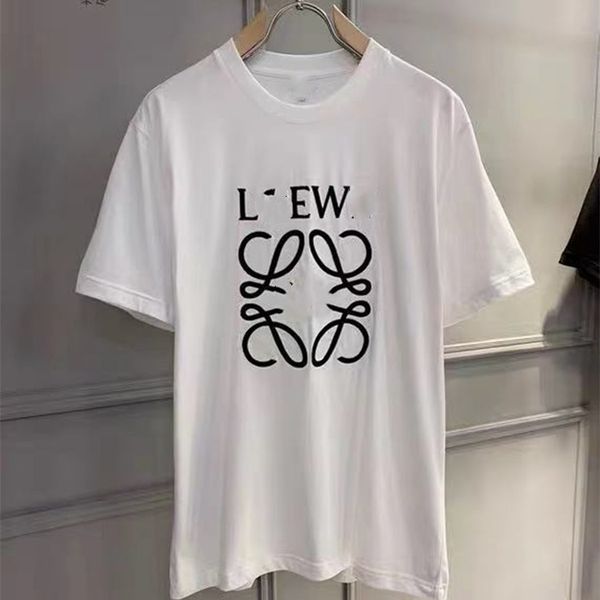 luxury design summer luojiada embroidery letter round neck short sleeve fashion trend t-shirt, White
luxury design summer luojiada embroidery letter round neck short sleeve fashion trend t-shirt, White