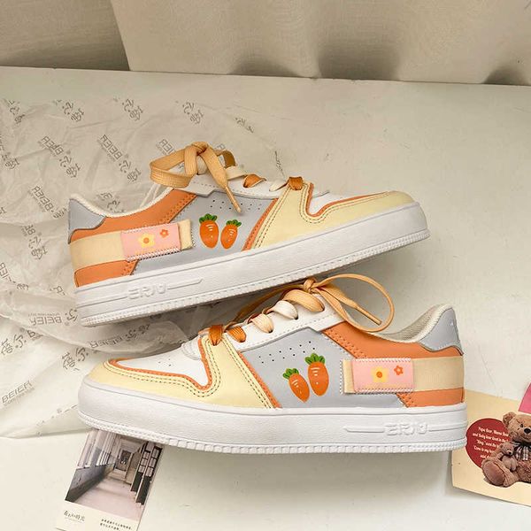 breathable designer women cute sneakers patchwork carrot print shoes thick heels sneakers casual running platform lolita shoes y0907, Black
breathable designer women cute sneakers patchwork carrot print shoes thick heels sneakers casual running platform lolita shoes y0907, Black