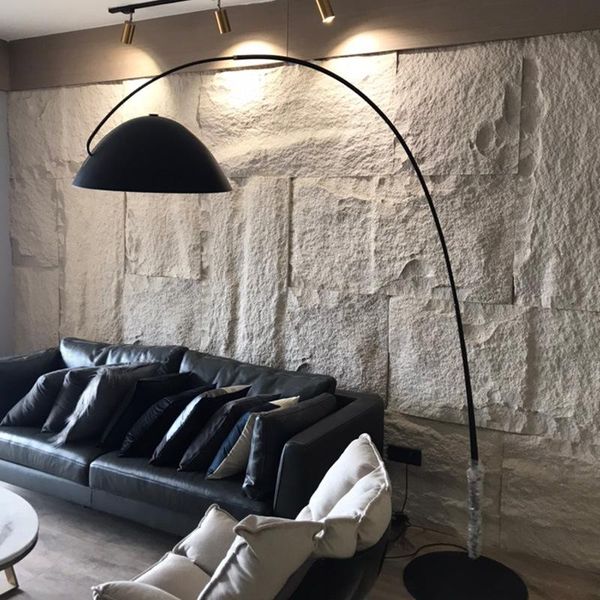 modern led iron rattan floor lamp lamps for living room staande