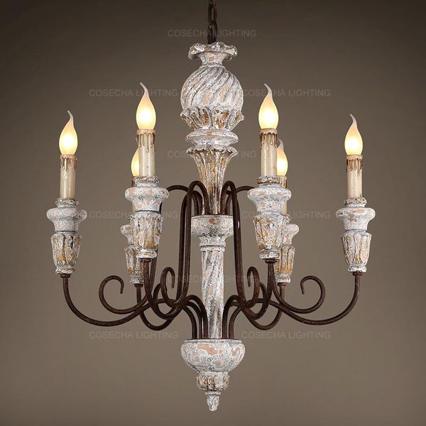 vintage rustic chandelier antique white wooden lighting french elegant drop chandeliers in babay/dining room bedroom living
vintage rustic chandelier antique white wooden lighting french elegant drop chandeliers in babay/dining room bedroom living