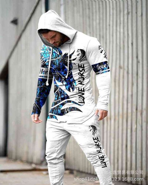 tracksuit sport suit men's sweater hooded spring and autumn fashion brand youth pullover hoodie coat sportswear, Gray
tracksuit sport suit men's sweater hooded spring and autumn fashion brand youth pullover hoodie coat sportswear, Gray