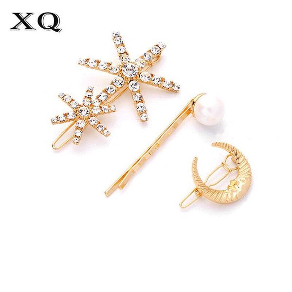 hair clips & barrettes xq ladies fashion hairpin pearl zinc alloy stars moon sweet cute accessories simple girl jewelry, Golden;silver
hair clips & barrettes xq ladies fashion hairpin pearl zinc alloy stars moon sweet cute accessories simple girl jewelry, Golden;silver
