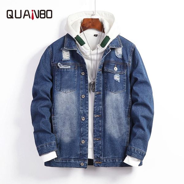 men's jackets spring hole denim jacket cotton streetwear mens fat jean plus size blue coats brand clothes 7xl, Black;brown
men's jackets spring hole denim jacket cotton streetwear mens fat jean plus size blue coats brand clothes 7xl, Black;brown